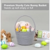 Dropship Cotton Toy Bucket Pack of 1 Storage Basket For Clothes (Grey)