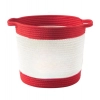 Dropship Cotton Basket Pack of 1 Storage Basket For Clothes (Red)