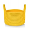 Dropship Cotton Basket Inch Pack of 1 Storage Basket For Clothes (Yellow)