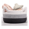 Dropship Cotton Cat Basket Inch Pack of 1 Storage Basket For Clothes (Multicolor)