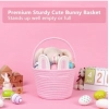 Dropship Cotton Ear Toy Bucket Pack of 1 Storage Basket For Clothes (Pink)
