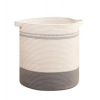 Dropship Cotton Basket Pack of 1 Storage Basket For Clothes (Grey)