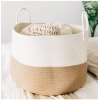 Dropship Cotton Laundry Basket Pack of 1 Storage Basket For Clothes (Beige)