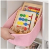 Dropship Cotton Basket Pack of 1 Storage Basket For Clothes (Pink)