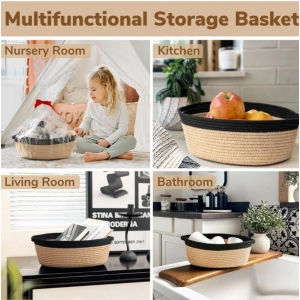 Generic Cotton Baby Gift Basket Pack of 1 Storage Basket For Clothes (Beige)