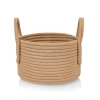 Dropship Cotton Basket Inch Pack of 1 Storage Basket For Clothes (Beige)