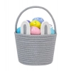 Dropship Cotton Ear Toys Bucket Pack of 1 Storage Basket For Clothes (Grey)