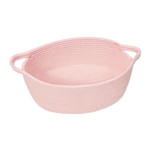 Dropship Cotton Baby Gift Basket Pack of 1 Storage Basket For Clothes (Pink)
