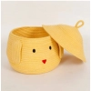 Dropship Cotton Gudda Pack of 1 Storage Basket For Clothes (Yellow)
