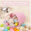 Dropship Cotton Toy Bucket Pack of 1 Storage Basket For Clothes (Pink)