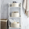 Dropship Cotton Round Basket Pack of 3 Storage Basket For Clothes (White)