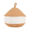 Dropship Cotton Gudda Pack of 1 Storage Basket For Clothes (White)