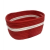 Dropship Cotton Basket Inch Pack of 1 Storage Basket For Clothes (Red)