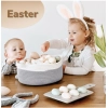 Dropship Cotton Baby Gift Basket Pack of 1 Storage Basket For Clothes (Grey)