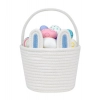 Dropship Cotton Ear Toys Bucket Pack of 1 Storage Basket For Clothes (White)