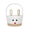 Dropship Cotton Toy Bucket Pack of 1 Storage Basket For Clothes (Beige)
