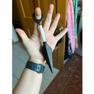 Generic Plastic Pack Of_2 10 inch Ninja Plastic Pack Of_2 Toy Throwing Knife (Multicolor)
