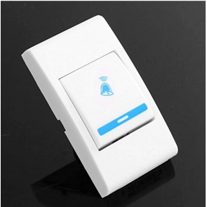 Generic Plastic Wireless Doorbell - Long Range Over 100 Ft (Multicolor)