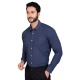Men's Casual Cotton Full Sleeve Solid Shirt (Navy) Men's Casual Cotton Full Sleeve Solid Shirt (Navy)