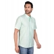 Men's Casual Cotton Half Sleeve Solid Shirt (Sea Green) Men's Casual Cotton Half Sleeve Solid Shirt (Sea Green)