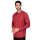 Men's Casual Cotton Full Sleeve Solid Shirt (Red) Men's Casual Cotton Full Sleeve Solid Shirt (Red)