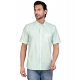 Men's Casual Cotton Half Sleeve Solid Shirt (Sea Green) Men's Casual Cotton Half Sleeve Solid Shirt (Sea Green)