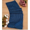 Women's Vichitra Silk Striped Saree With Unstitched Blouse 5.5Mtr (Blue) Women's Vichitra Silk Striped Saree With Unstitched Blouse 5.5Mtr (Blue)