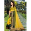 Women's Khadi Cotton Solid Saree With Unstitched Blouse 5.5Mtr (Yellow) Women's Khadi Cotton Solid Saree With Unstitched Blouse 5.5Mtr (Yellow)