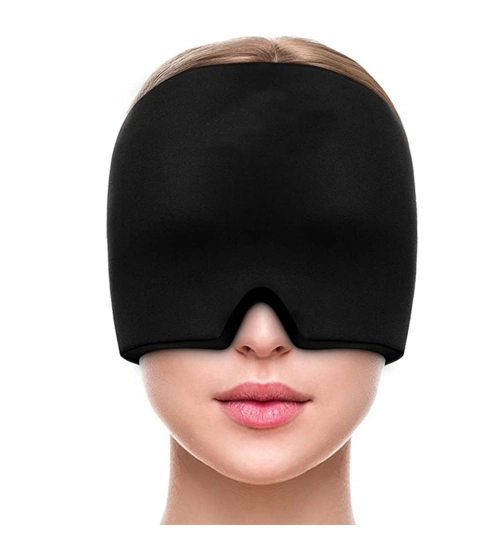 Fabric, Gel Migraine Relief Cap (Black)