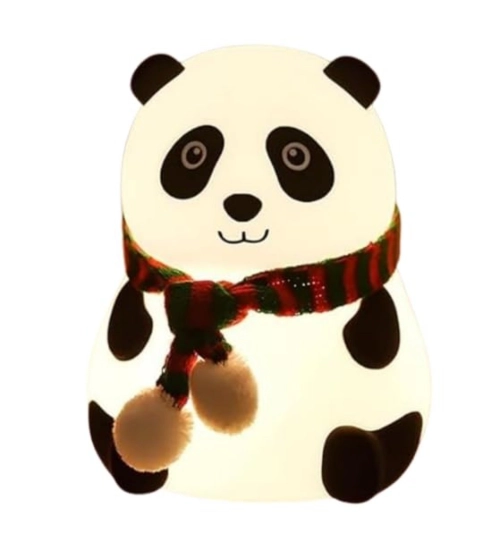 Plastic, Silicone Panda Lamp (Multicolor)