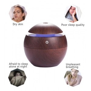 Generic Plastic Wooden Humidifier (Brown)