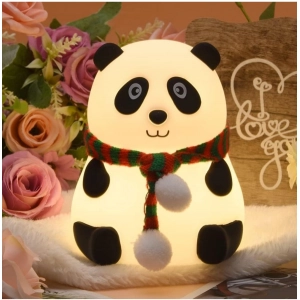 Generic Plastic, Silicone Panda Lamp (Multicolor)