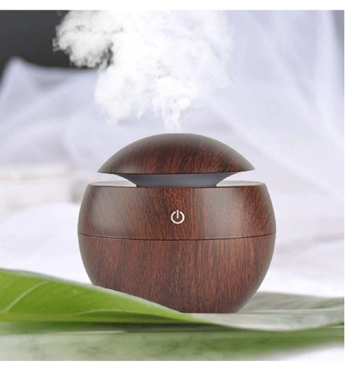 Plastic Wooden Humidifier (Brown)