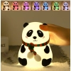 Plastic, Silicone Panda Lamp (Multicolor) Plastic, Silicone Panda Lamp (Multicolor)