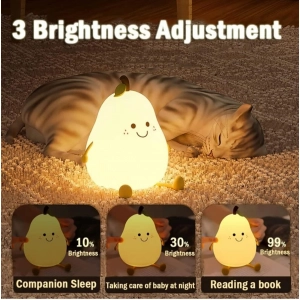 Generic Plastic, Silicon Pear Night Light (Multicolor)