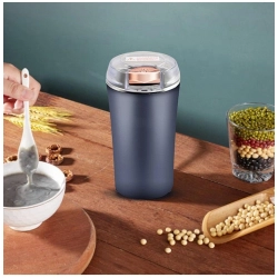 Plastic, Steel Electric Coffee Grinder (Blue)