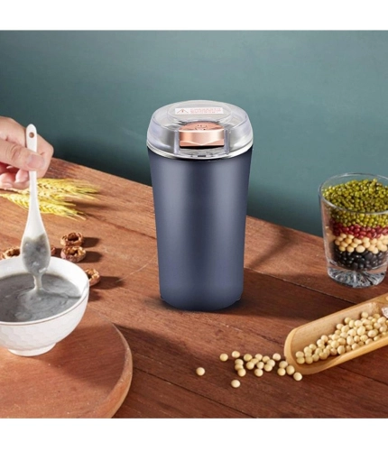 Plastic, Steel Electric Coffee Grinder (Blue)