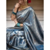 Women's Silk Printed Saree With Unstitched Blouse 5.5Mtr (Rama) Women's Silk Printed Saree With Unstitched Blouse 5.5Mtr (Rama)