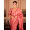 Women's Silk Printed Saree With Unstitched Blouse 5.5Mtr (Pink) Women's Silk Printed Saree With Unstitched Blouse 5.5Mtr (Pink)