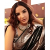 Women's Silk Printed Saree With Unstitched Blouse 5.5Mtr (Black) Women's Silk Printed Saree With Unstitched Blouse 5.5Mtr (Black)