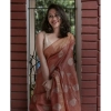 Women's Silk Printed Saree With Unstitched Blouse 5.5Mtr (Maroon) Women's Silk Printed Saree With Unstitched Blouse 5.5Mtr (Maroon)