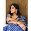 Women's Silk Printed Saree With Unstitched Blouse 5.5Mtr (Royal Blue) Women's Silk Printed Saree With Unstitched Blouse 5.5Mtr (Royal Blue)