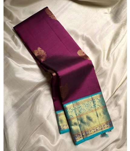 Women's Silk Printed Saree With Unstitched Blouse 5.5Mtr (Wine) Women's Silk Printed Saree With Unstitched Blouse 5.5Mtr (Wine)