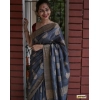 Women's Silk Printed Saree With Unstitched Blouse 5.5Mtr (Grey) Women's Silk Printed Saree With Unstitched Blouse 5.5Mtr (Grey)