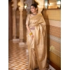 Women's Silk Printed Saree With Unstitched Blouse 5.5Mtr (Cream) Women's Silk Printed Saree With Unstitched Blouse 5.5Mtr (Cream)