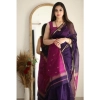 Women's Cotton Printed Saree With Unstitched Blouse 5.5Mtr (Navy Blue) Women's Cotton Printed Saree With Unstitched Blouse 5.5Mtr (Navy Blue)
