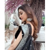 Women's Silk Printed Saree With Unstitched Blouse 5.5Mtr (Black) Women's Silk Printed Saree With Unstitched Blouse 5.5Mtr (Black)