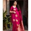 Women's Silk Printed Saree With Unstitched Blouse 5.5Mtr (Pink) Women's Silk Printed Saree With Unstitched Blouse 5.5Mtr (Pink)