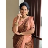 Women's Silk Printed Saree With Unstitched Blouse 5.5Mtr (Brown) Women's Silk Printed Saree With Unstitched Blouse 5.5Mtr (Brown)