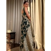 Women's Silk Printed Saree With Unstitched Blouse 5.5Mtr (Dark Green) Women's Silk Printed Saree With Unstitched Blouse 5.5Mtr (Dark Green)